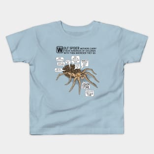 MAMA SPIDER NEEDS A DRINK - ZOODRAWS COMIC Kids T-Shirt